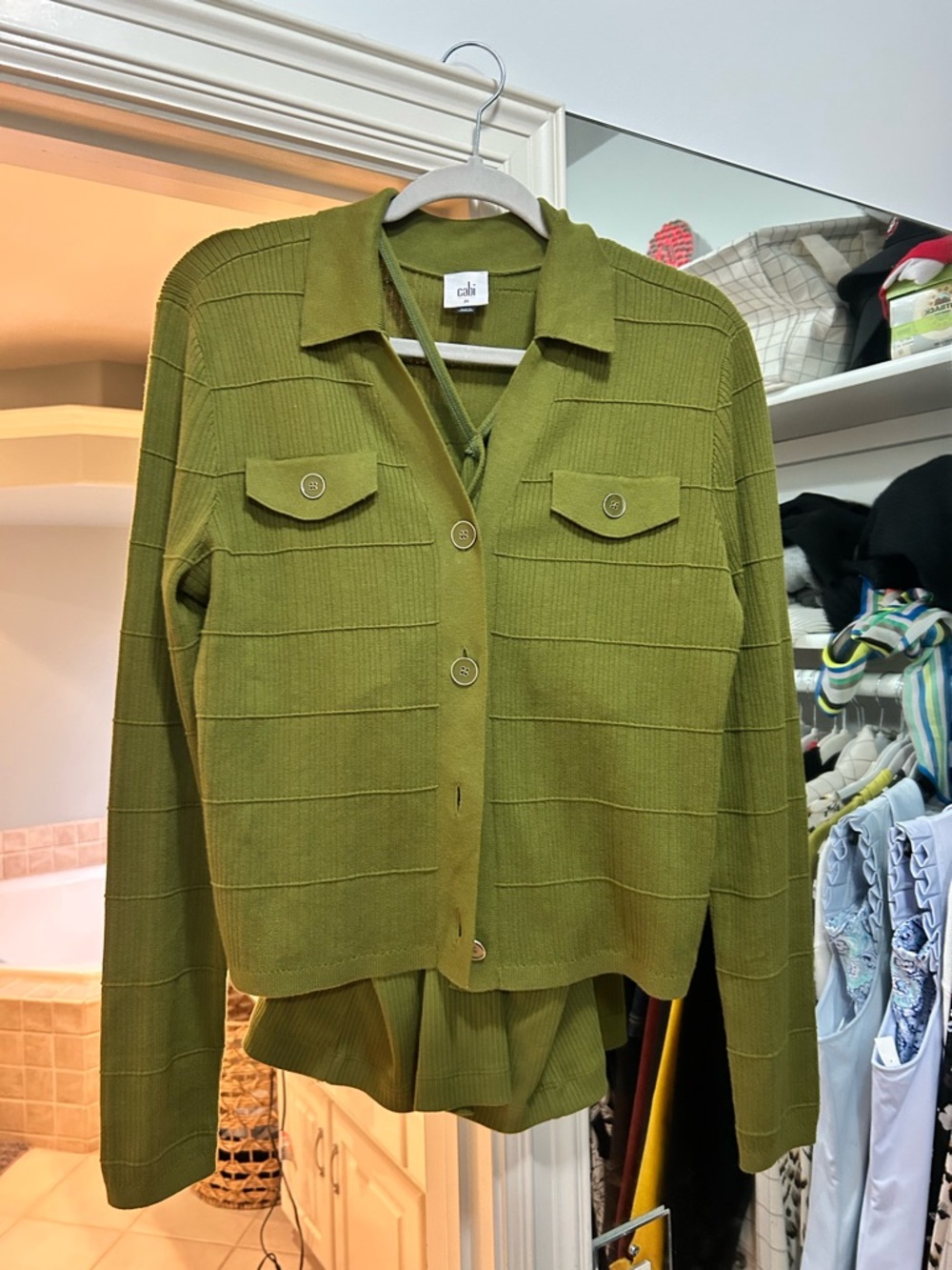 Cabi Exec cardigan and Intersect tank NWT
